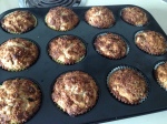 “Mom ‘n’ Honey’s” Oatmeal-Raisin Muffins with Almond-flour Streusel